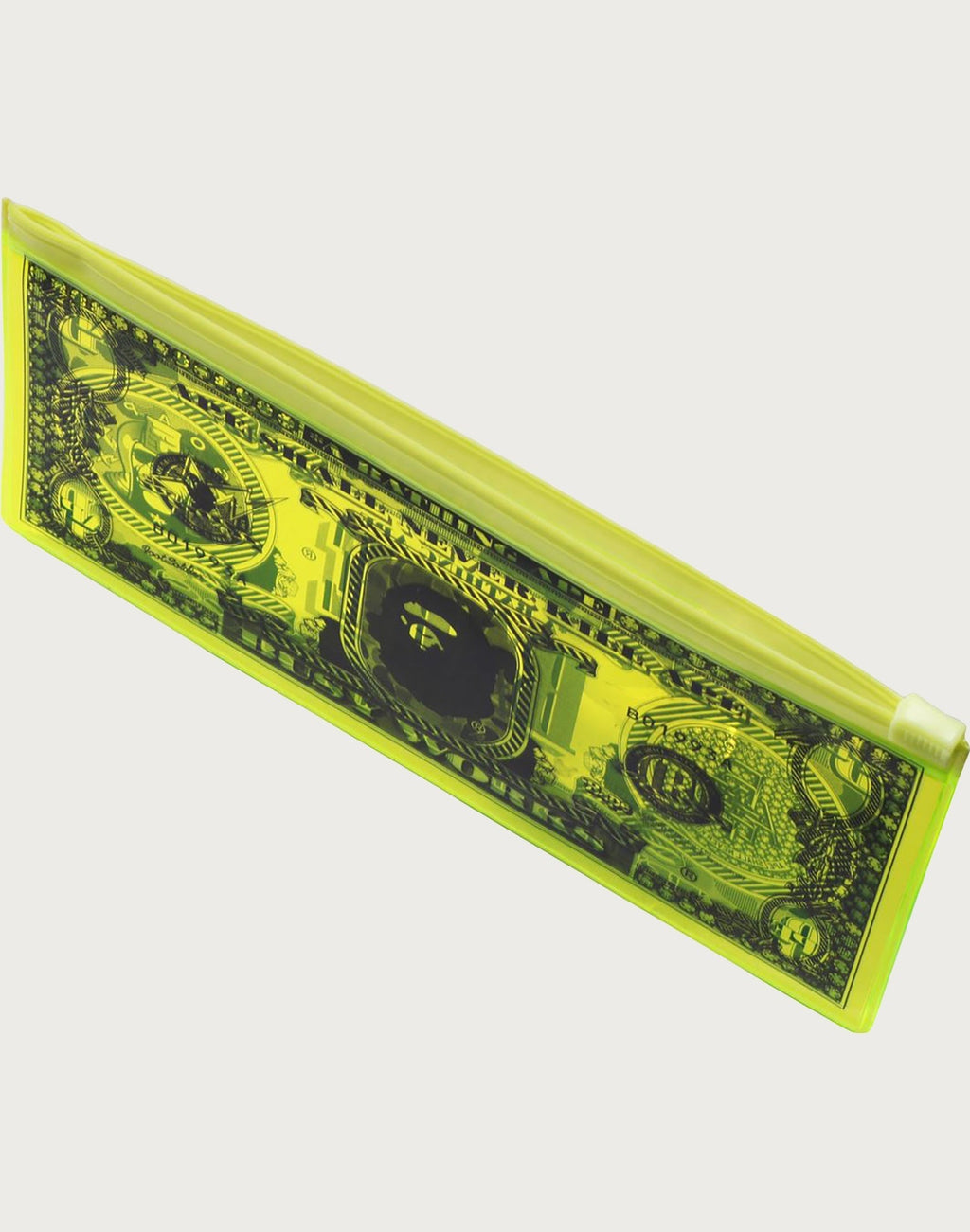 BANKNOTE DESIGN CLEAR POUCH MENS