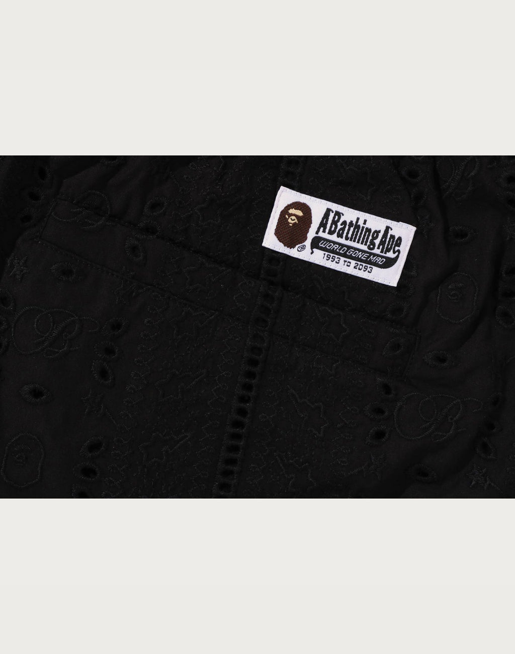 EMBROIDERY RELAXED FIT SHORTS MENS