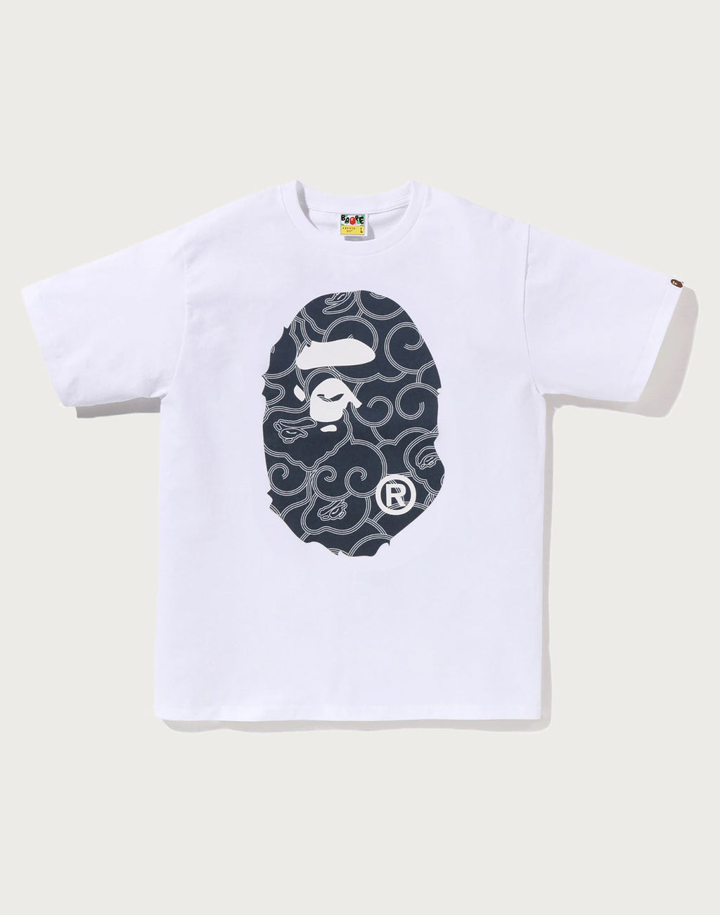 JAPANESE CLOUD CAMO BIG APE HEAD TEE MENS