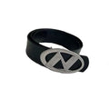 Vintage Logo Metal Buckle Leather Belt Women Casual Waist Belt