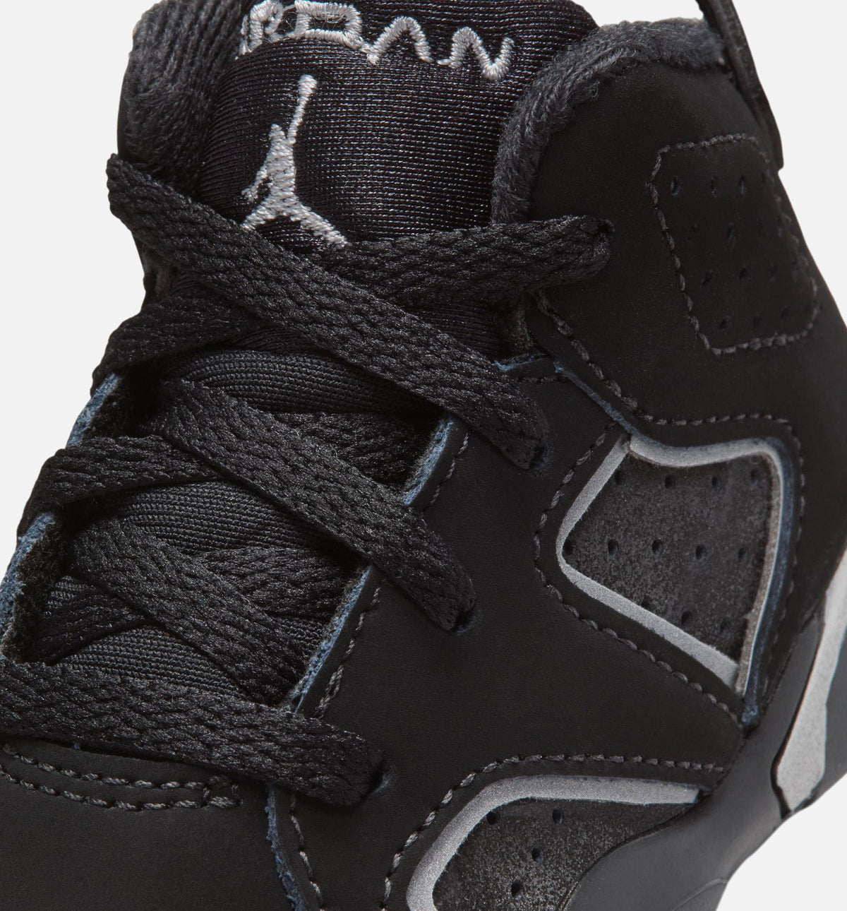 Air Jordan 6 Cap & Gown Infant/Toddler Lifestyle Shoes - Black/Reflective Silver/Black