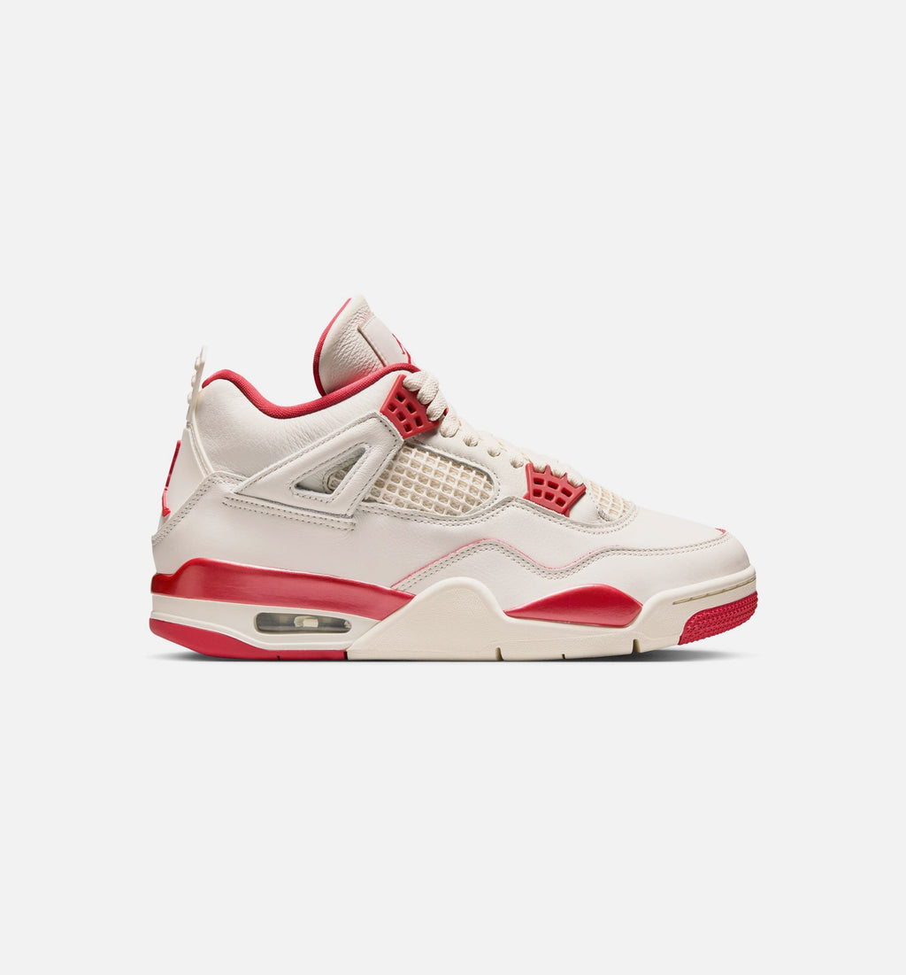Air Jordan 4 Retro Valentine's Day | Women's Lifestyle Shoe | Light Ivory/Sierra Red/Siren Red
