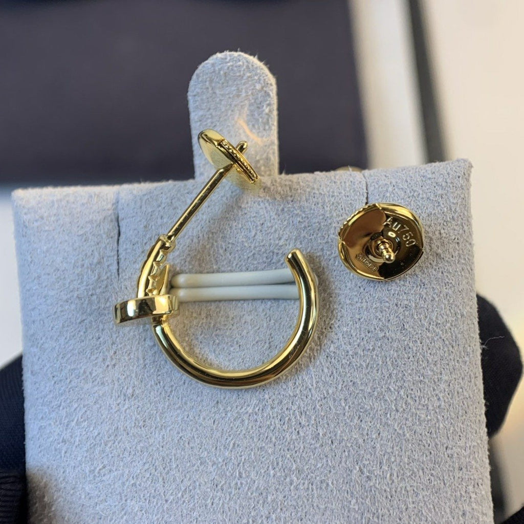 CARTIER JUSTE EARRINGS 1.8MM GOLD