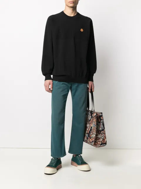 Kenzo tiger-patch jumper