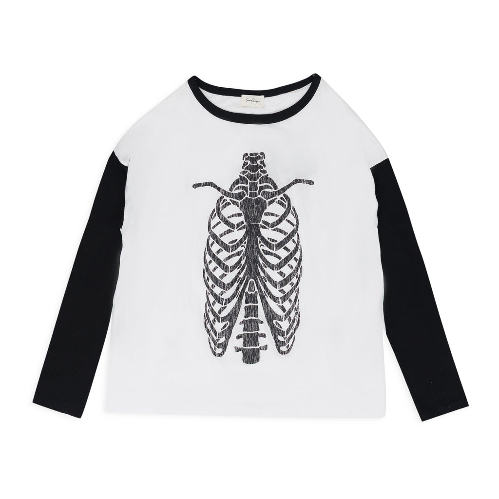 White Shrine Bball LS T-Shirt