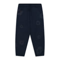 Navy Mono Wreath Sweatpants