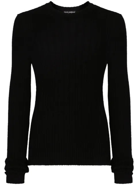 Dolce & Gabbana crew-neck ribbed jumper