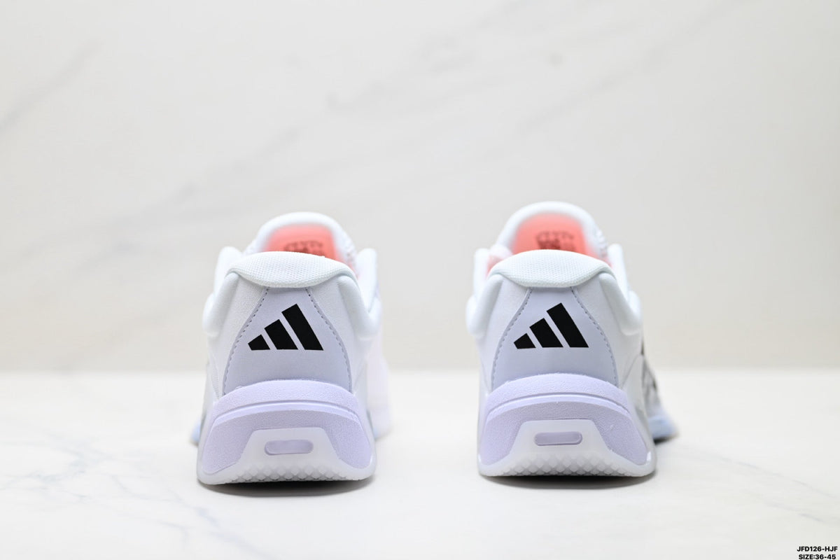 Adidas Lightweight White Athletic Training Shoes