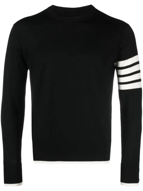 Thom Browne 4-Bar stripe virgin wool jumper