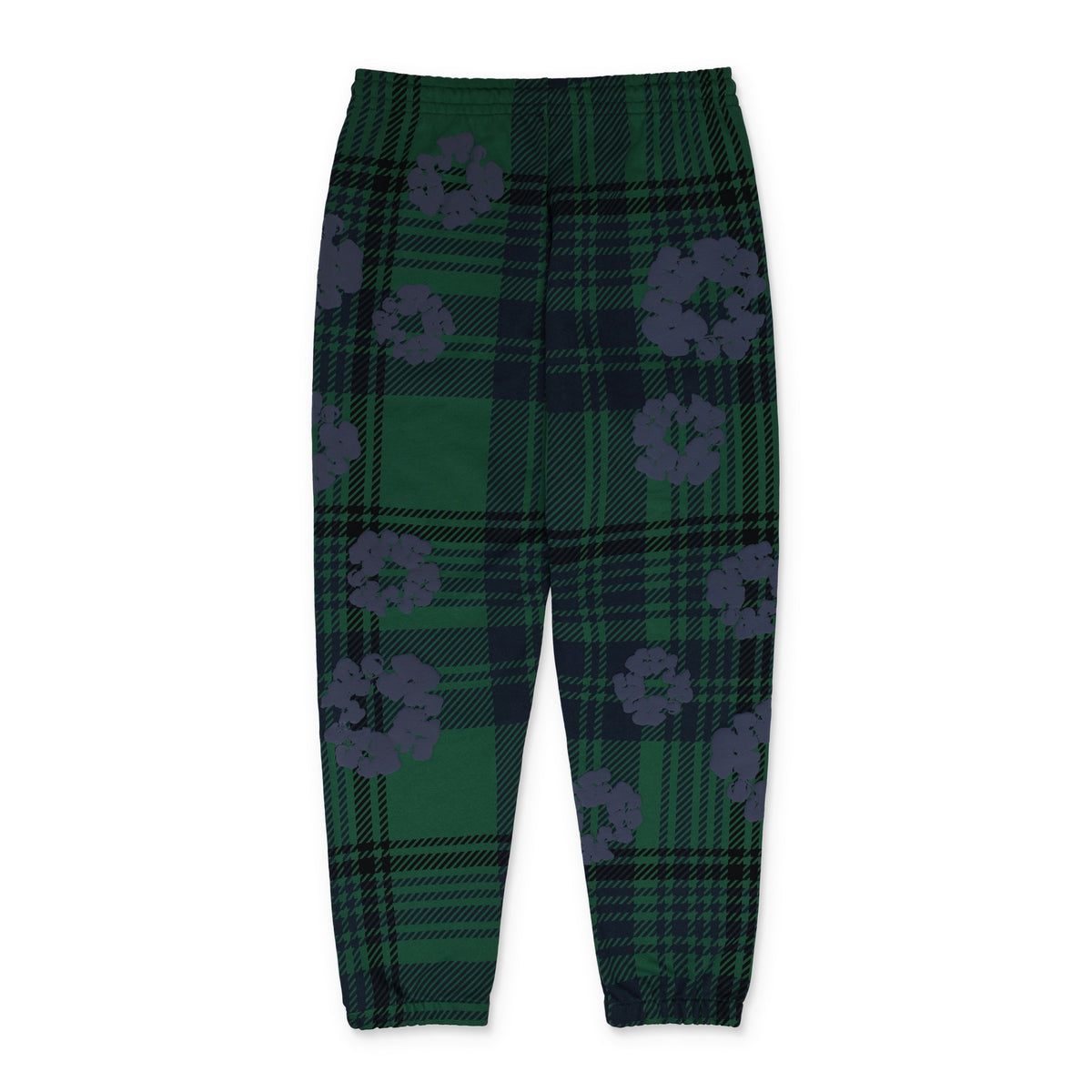 Navy Plaid Wreath Sweatpant