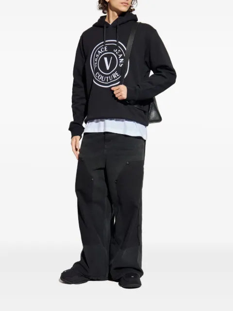 Versace Jeans Couture logo-detail hoodie