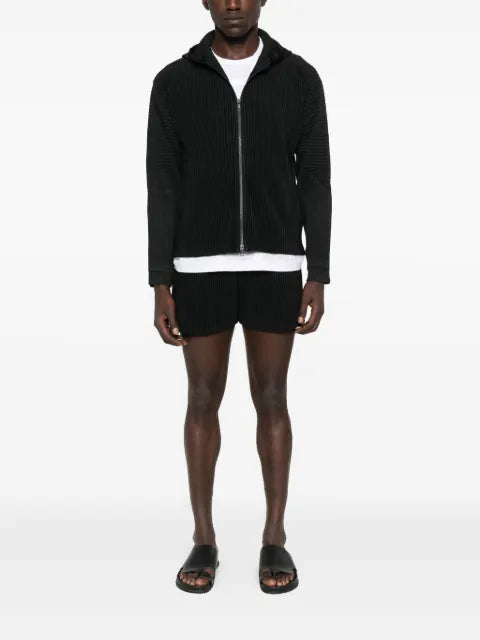 Homme Plissé Issey Miyake fully-pleated zip-up hoodie