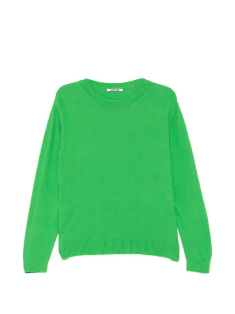 Auralee brushed cashmere cotton jumper