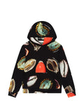 Denim Tears Shell-print hoodie