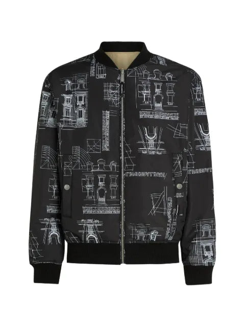 Karl Lagerfeld reversible Maison de Karl bomber jacket