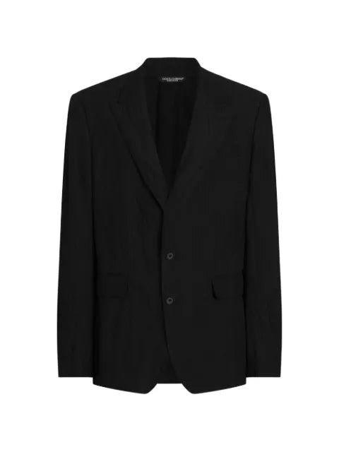 Dolce & Gabbana Sicilia light double-breasted cotton jacket