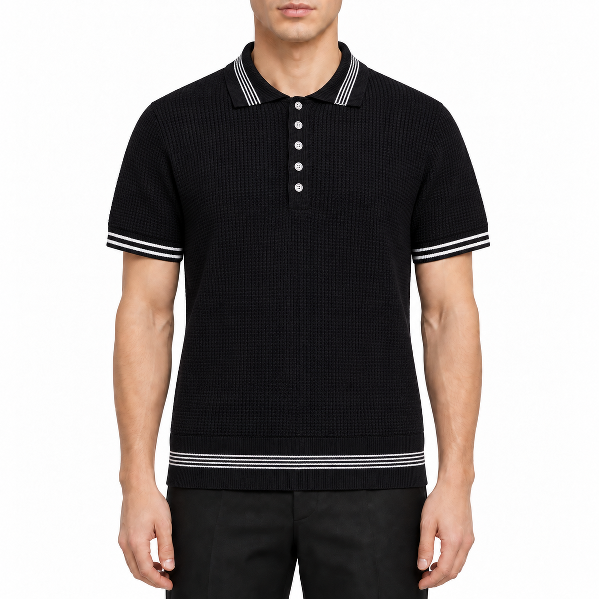 Classic Four-Bar Wool T-Shirt - 100% Cotton Made in Japan | Thom Browne
