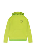 RHUDE layered-effect logo-print hoodie