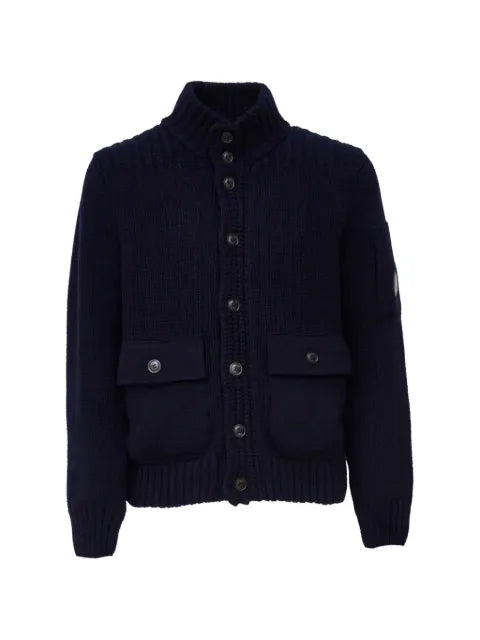 C.P. Company Lens-detail button-up cardigan