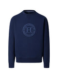 Hackett London logo-embroidered crew-neck sweater