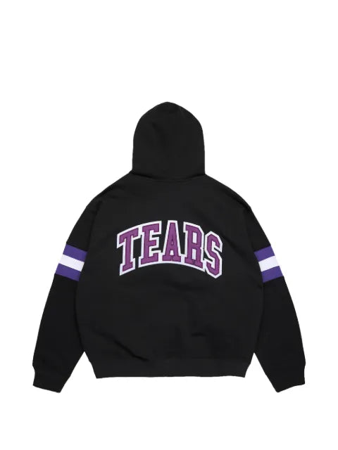 Denim Tears stripe-detail zip-up hoodie