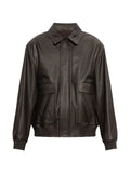 Arma Bari zip-up leather jacket