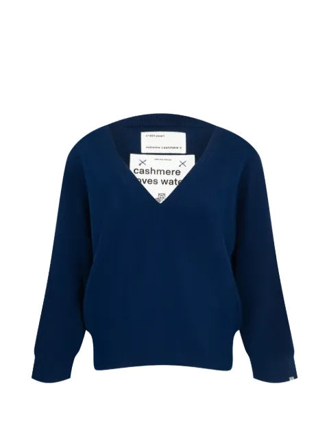 extreme cashmere n°491 Pearl V-neck sweater