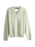 Frenckenberger V-neck raglan-sleeve sweater