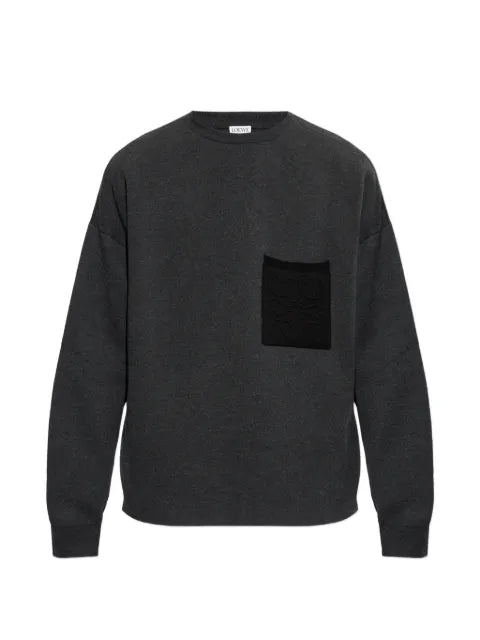 LOEWE Anagram-patch sweater
