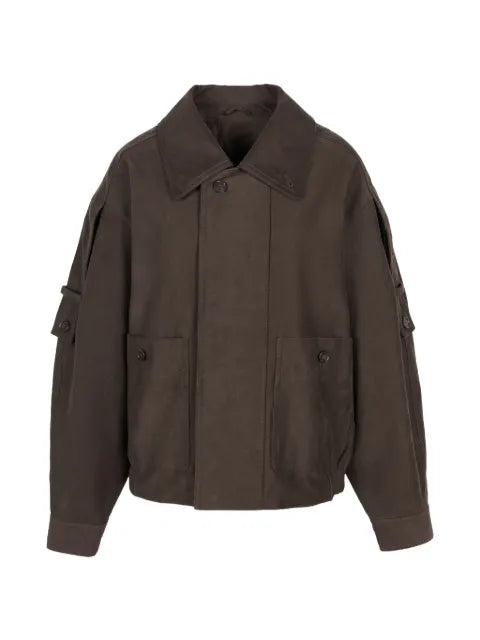 CROQUIS relaxed-fit cargo military jacket