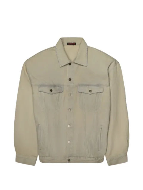 LỰU ĐẠN Drifter frayed denim jacket