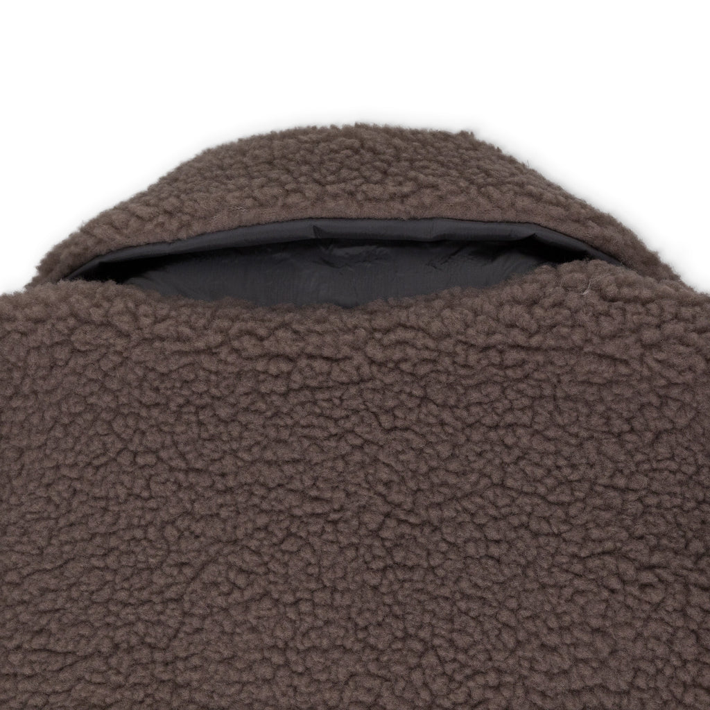 Brown Boa Reversible Jacket