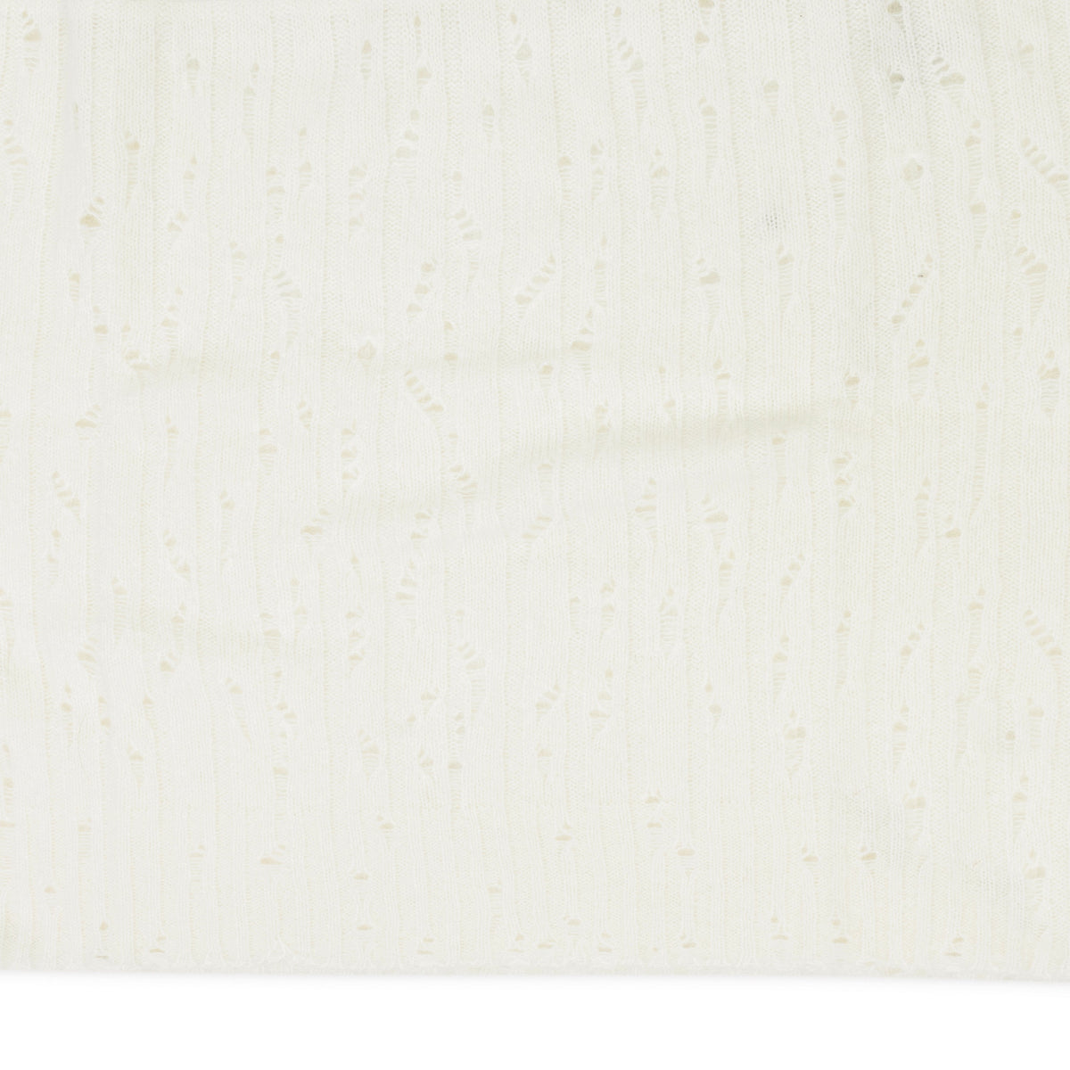 Cream Drop Needle Crewneck