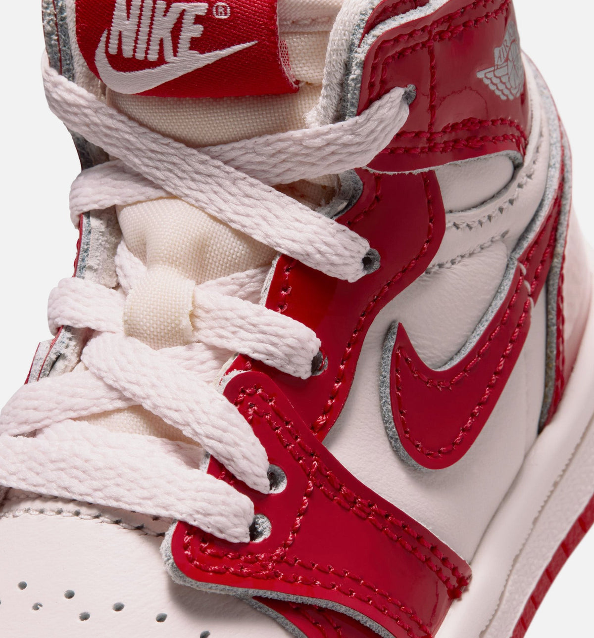 Air Jordan 1 Retro High OG Nails and Grails | Infant/Toddler Lifestyle Shoe | Varsity Red/Metallic Silver