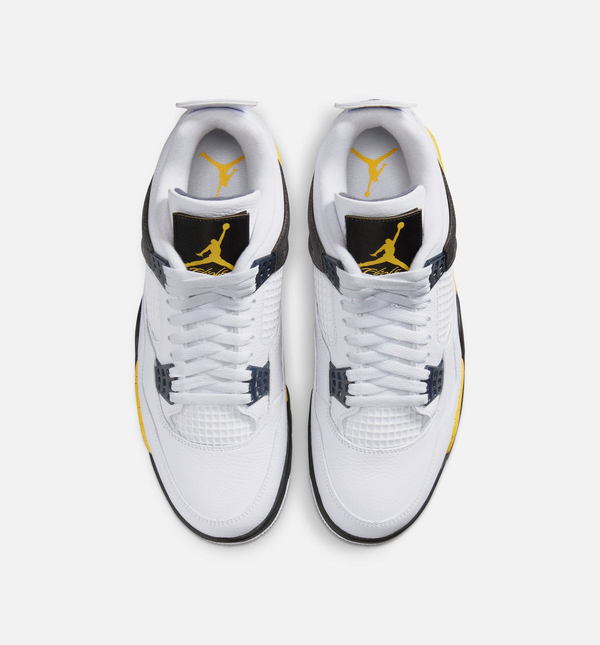 Air Jordan 4 Retro Rare Air Tour Yellow – Men's Lifestyle Shoe in White/Dark Blue Grey/Black/Tour Yellow