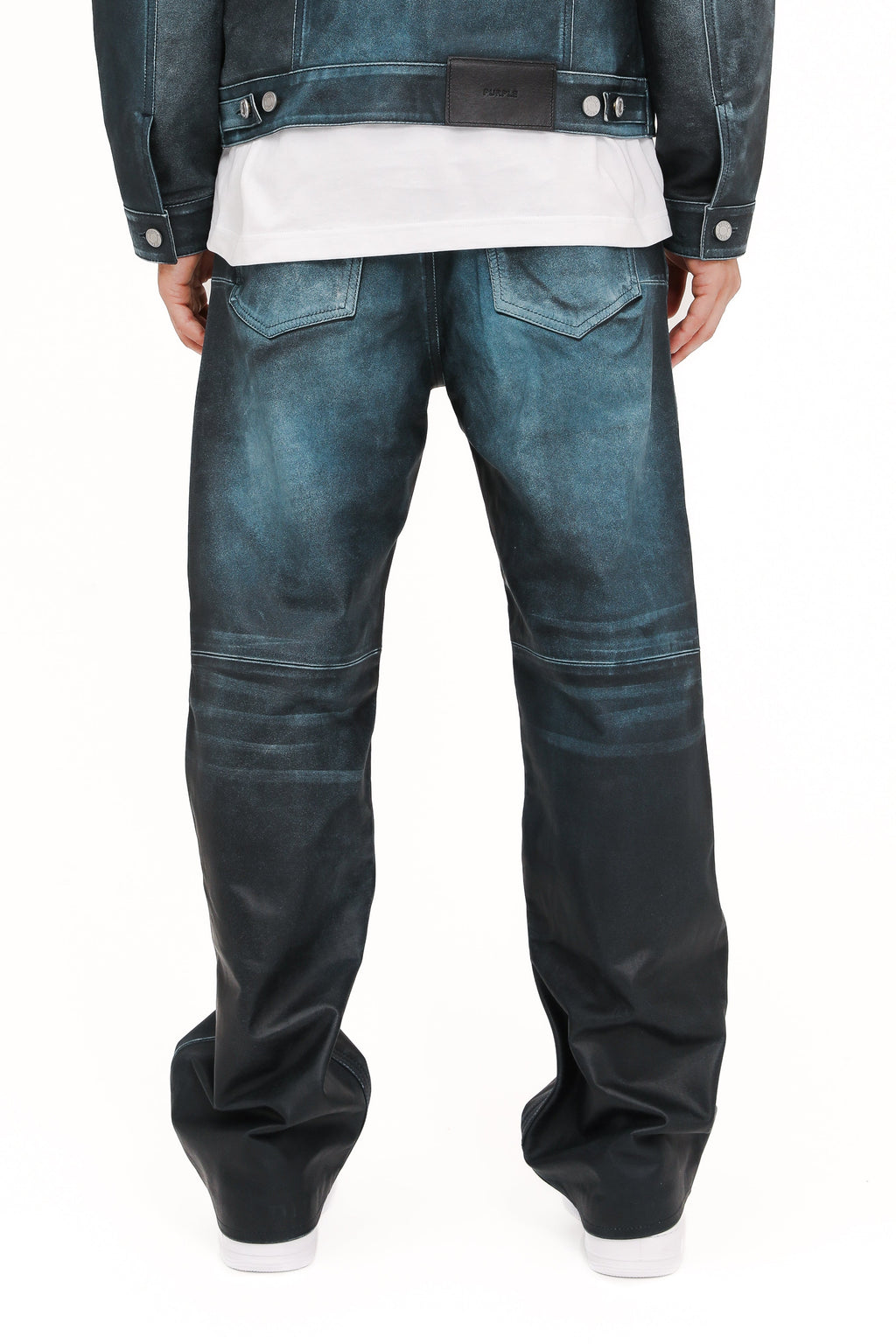 Leather Baggy Pant