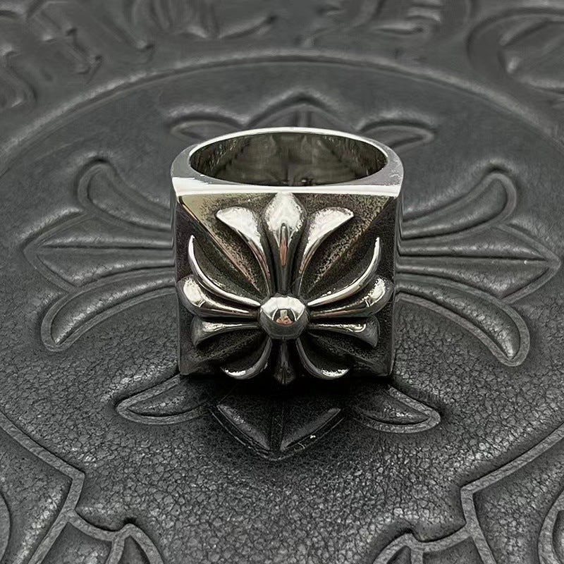 Chrome Heart Ring Overbearing Men's Ring