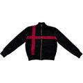 Corteiz Embroidered Knit Cardigan Jacket – Black II