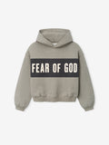 Fear Of God Essentials Kids Cropped Relaxed Panelled Hoodie