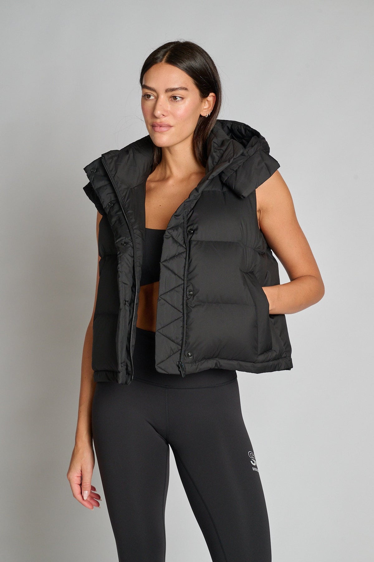 Wunder Puff Cropped Vest