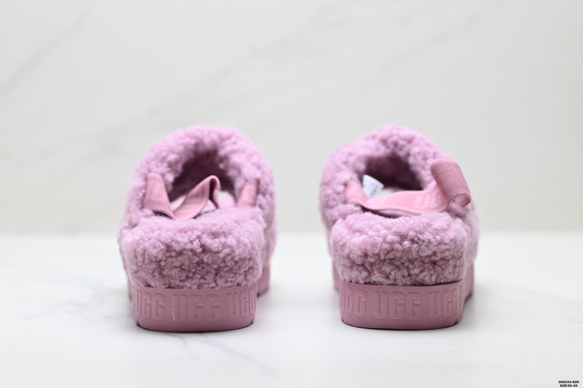UGG Slipper Evolution Fluffy Platform Slides