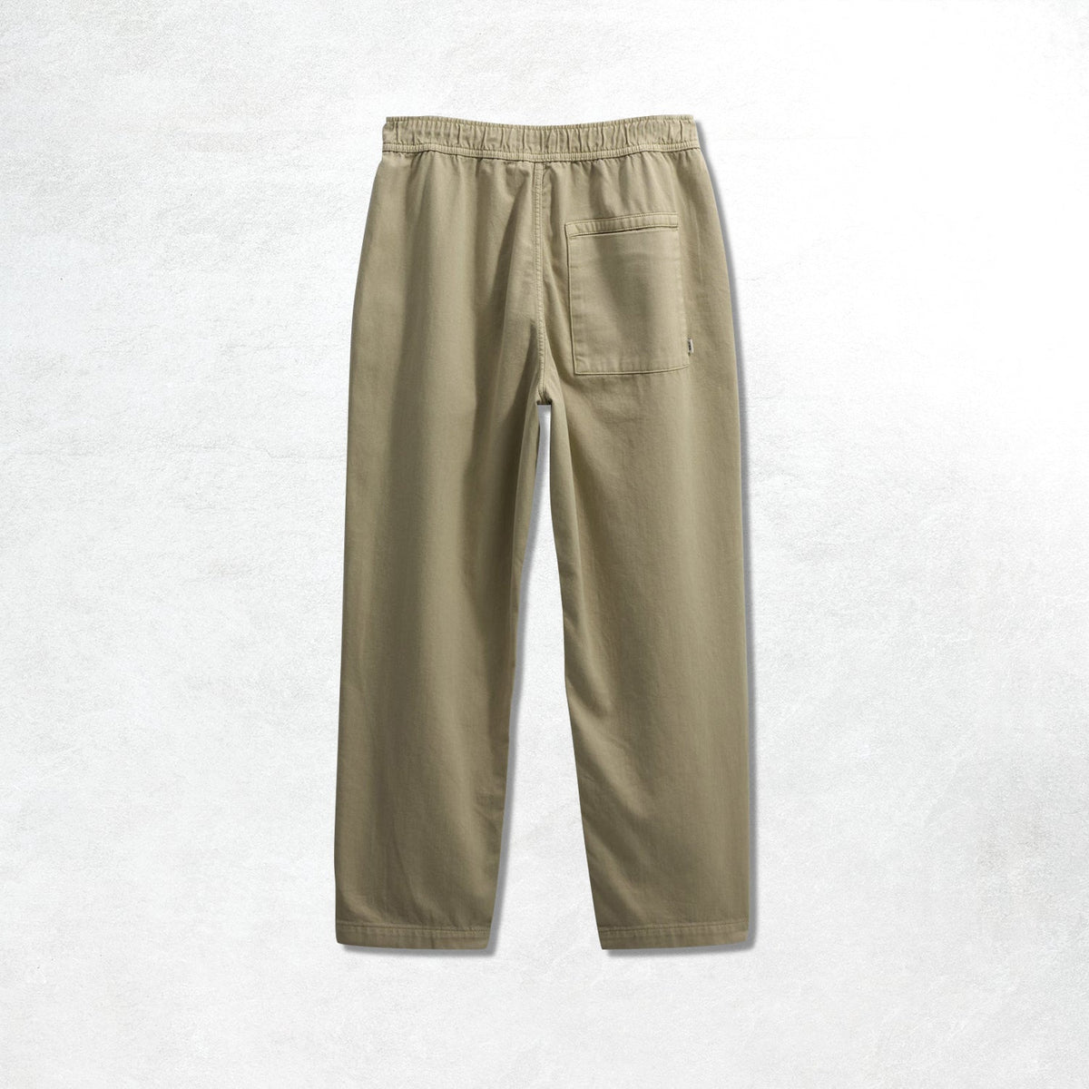 Wax London Kurt Trouser Cotton Linen Crinkle: Khaki