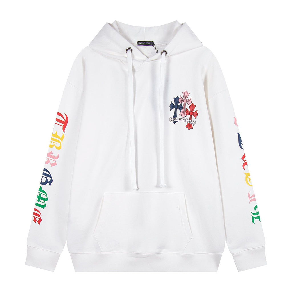 Chrome Hearts Multicolor Cross Graphic Hoodie
