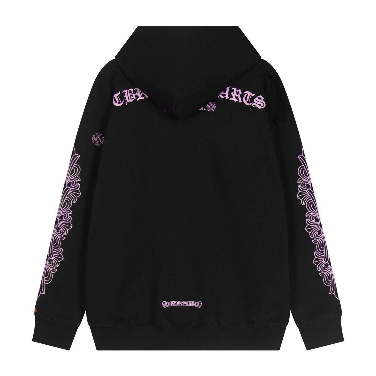 Chrome Hearts Pink Gothic Graphic Hoodie