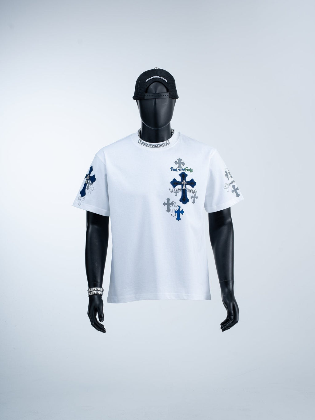 Chrome Hearts Cross Graphic Short-Sleeve T-Shirt