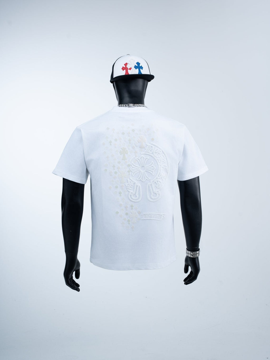 Chrome Hearts Cross Star Graphic Short-Sleeve T-Shirt