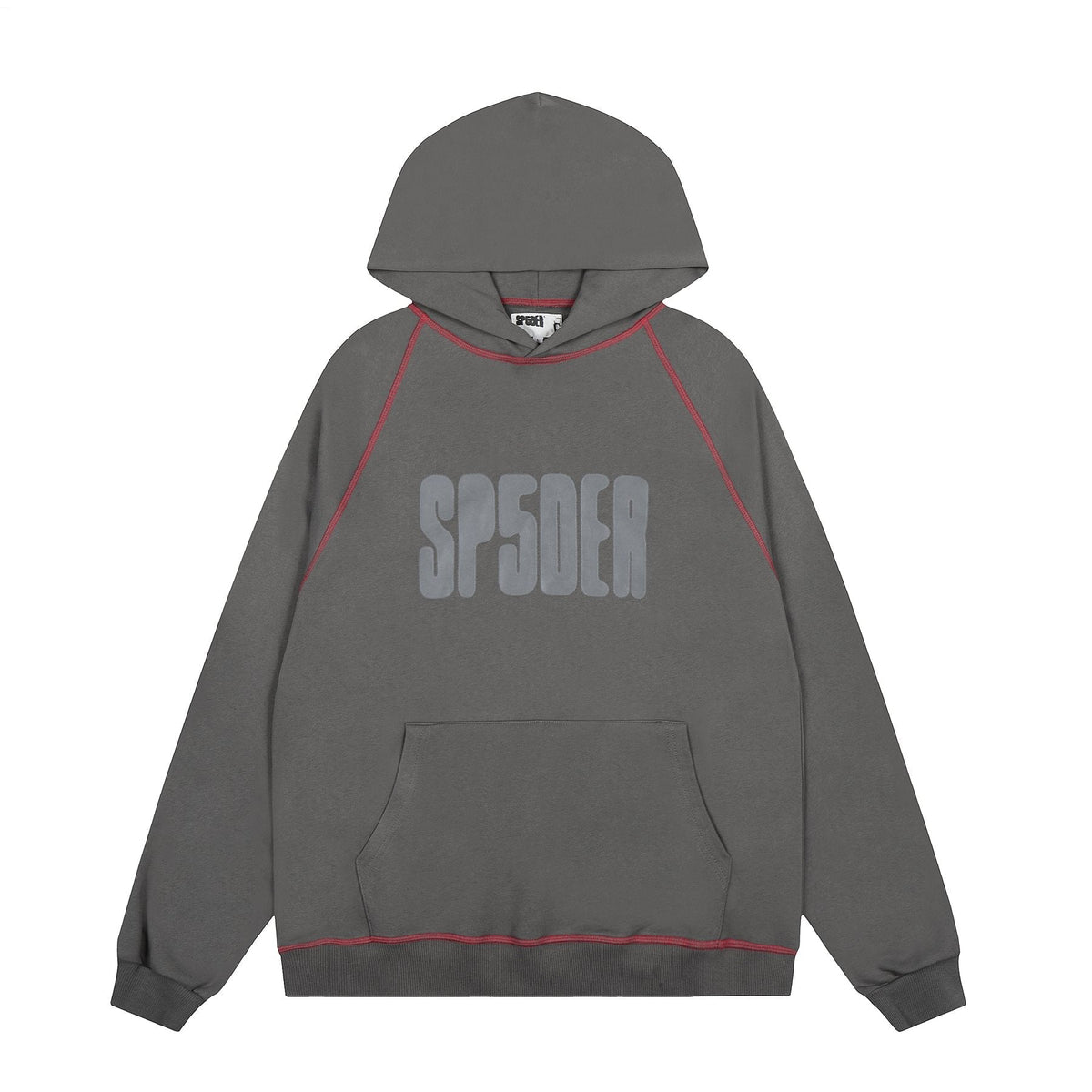 Sp5der Charcoal Gray Hoodie & Sweatpants Matching Set