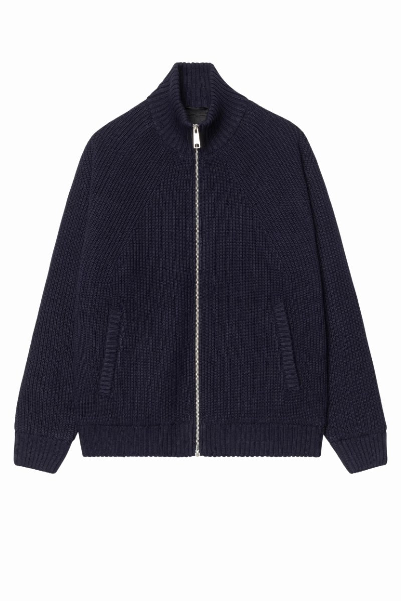 CARHARTT WIP BANLEY SWEATER JACKET Dark Navy
