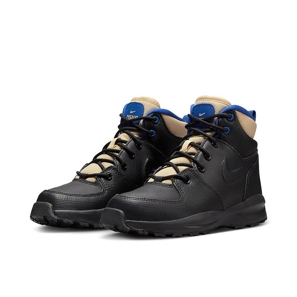 Little Kid's Nike Manoa LTR Black/Black-Sesame-Game Royal (BQ5373 003)