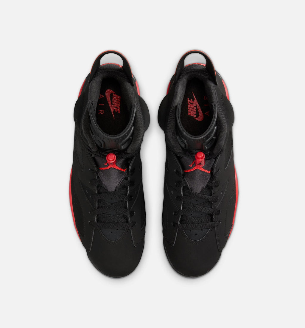 Air Jordan 6 Retro Infrared Salesman Men's Lifestyle Shoes - Black / Light Crimson